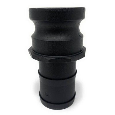 Type E Poly 2'' Cam and Groove Fitting, Male Camlock to Hose Shank (CAM-20-E-PP)
