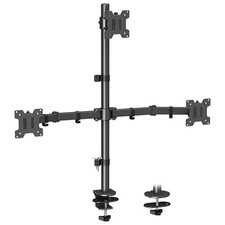 Triple Monitor Mount, Monitor Desk Mount for 3 Screens up to 32 inch, 17.6 lb...