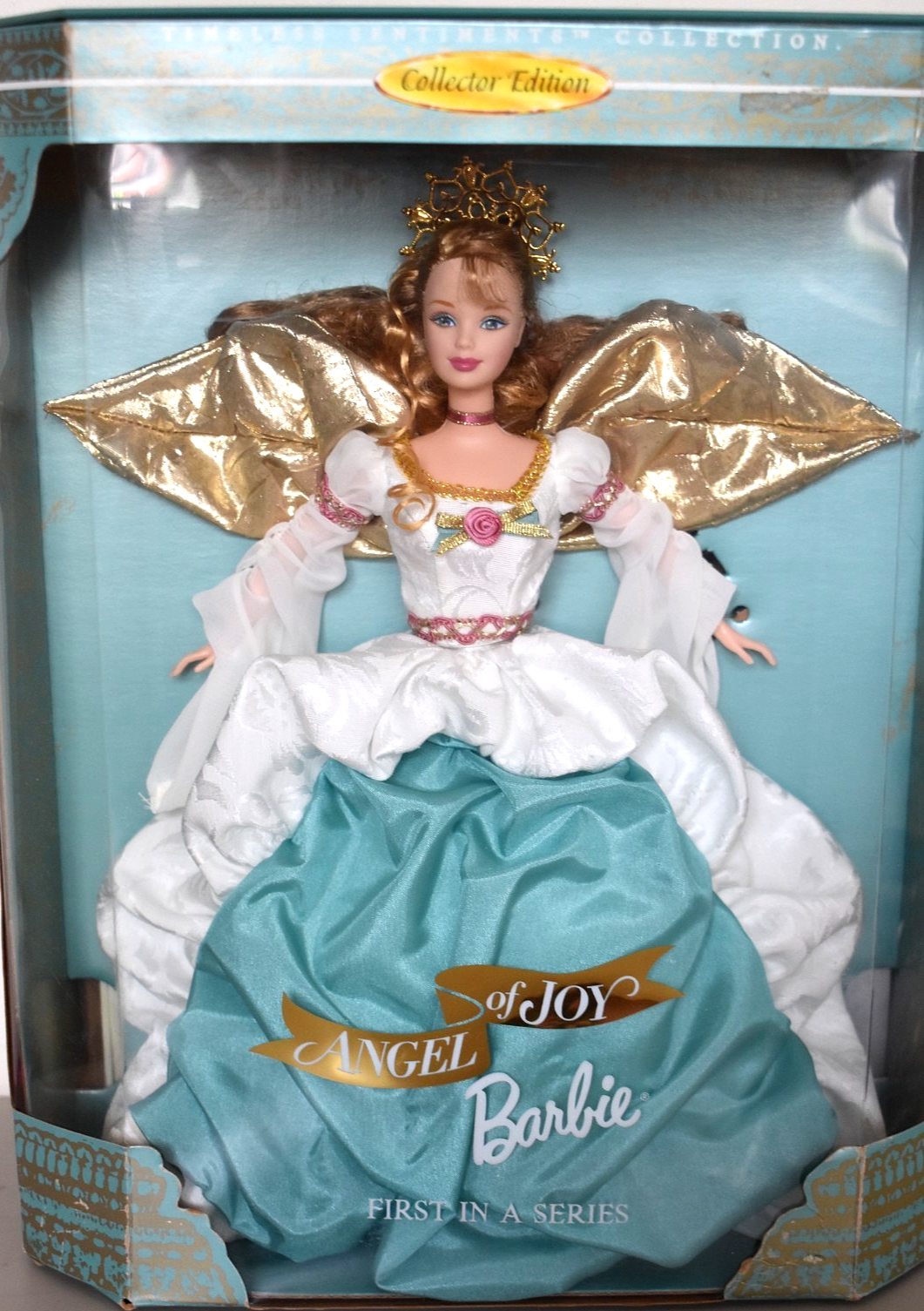 1998 Collector Edition Timeless Sentiments ANGEL OF JOY Vintage Blonde Barbie