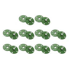 10 Sets Sewing Snap Buttons, Press Buttons Snap Fasteners 15mm, Dark Green