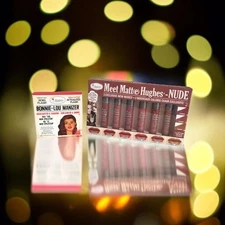 theBalm Meet Matte Hughes 6 Mini Long Lasting Liquid Lipsticks Kit & Highlighter