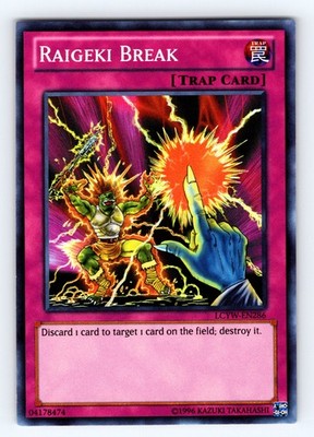 Yugioh Raigeki Break LCYW-EN286 Super Rare - NM  
