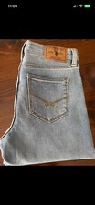 Boys Size 14 Reg Straight Fit Light Wash Polo Jeans