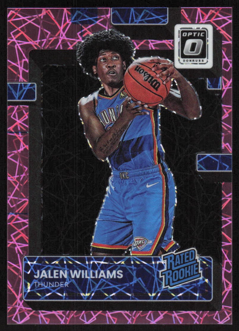 2022-23 Donruss Optic Pink Velocity Rookie Jalen Williams /79 OKC Thunder
