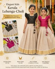 Readymade Kids Girls Lehenga Choli Party Wear Eid Indian Girls Designer Lehengas
