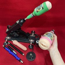 Automatic Sex Machine Thrusting Dildo Male Mastubator Blowjob Handsfree Sex Toys
