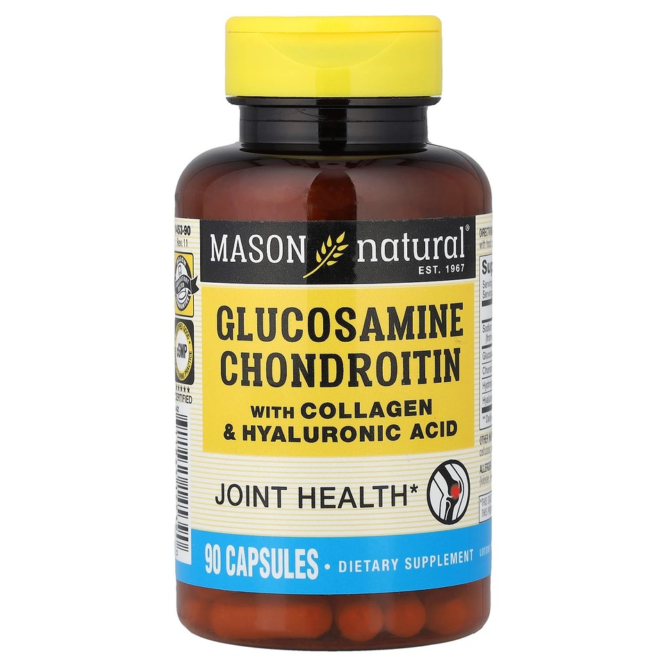 Glucosamine Chondroitin with Collagen & Hyaluronic Acid, 90 Capsules