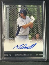 2018 Leaf Ultimate Draft - 91 Gold Leaf Rookies Autographs Nick Schnell #GLR-NS1
