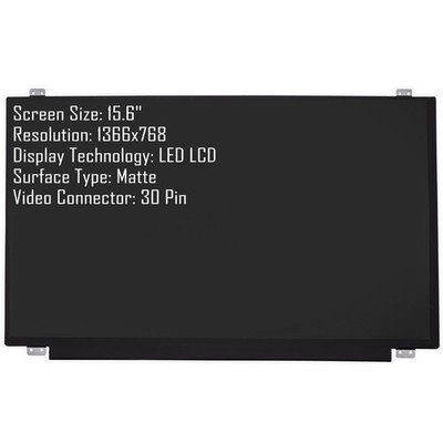 Neu HP 162M1EA 15,6''-LED-LCD-Laptop-Bildschirm HD mattes Display 30-poliges Panel UK