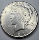 1928 S Silver Peace Dollar I34