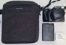 Canon PowerShot SX420 IS 20.0MP Digital Camera Black w/Charger Case Tested