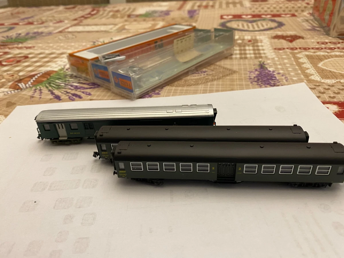 J DE P HO METAL VOITURE VOYAGEURS POUR TRAIN MIGNON