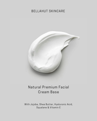4 OZ -NATURAL PREMIUM CREAM BASE w/ JOJOBA, SHEA BUTTER, HA, SQUALANE, VITAMIN E