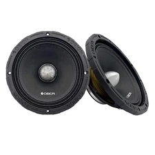 8" Shallow Midrange Speakers 350W RMS 1400W Max 4 Ohm  Orion XTR804NEO