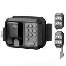 ONNAIS RV Door Lock Replacement – Full Metal Keyless Entry, 10-Digit Black