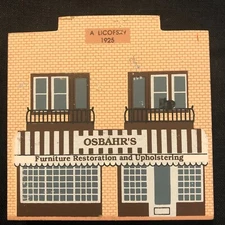 Vtg 1991 The Cat's Meow Osbahr's Upholstry Series IX 1925 Furniture Restoration