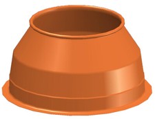 ATIKA Ersatzteil | Mischtrommel-Oberteil f&uuml;r Betonmischer SX 145 S