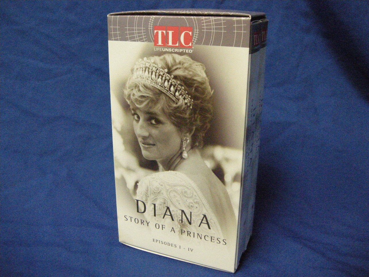 TLC LIFE UNSCRIPTED DIANA STORY OF A PRINCESS 2 VHS CASSETTES  
