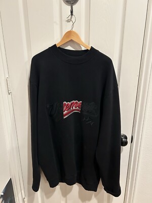 Vetements Black Crew Neck Baseball Logo Size M