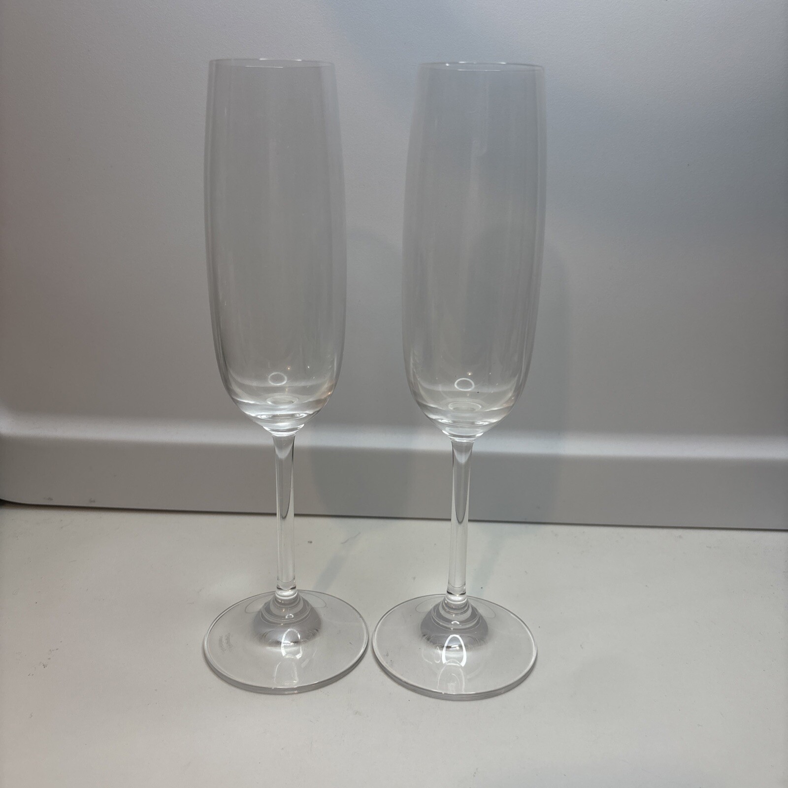Marquis Waterford Vintage Fluted Champagne Glasses Stems 9 1/4