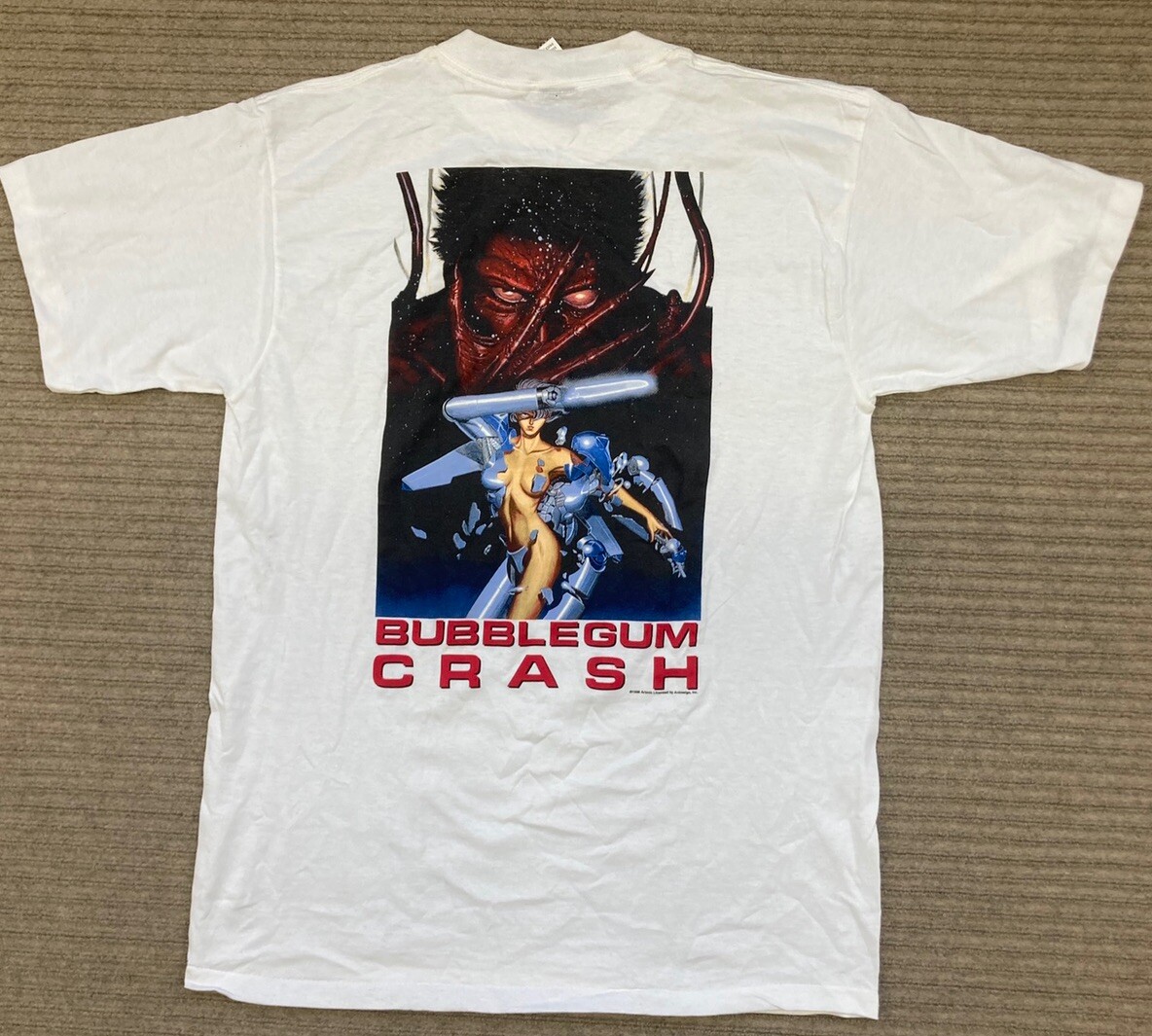 Vintage Bubblegum Crisis Crash Shirt Mens Large 90s Fashion Vintage Bubblegum Crisis Crash Shirt Mens Large 90s Fashion