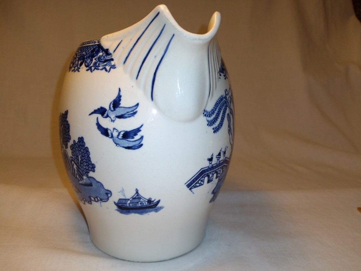 Wood & Sons Pitcher Woods Ware Blue Willow England Circa 1917 | eBay