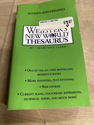 Webster's New World Thesaurus by Charlton Laird and Webster's New World Staff...