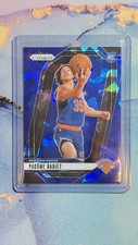 2024-25 Panini Prizm #259 Pacome Dadiet, Knicks RC Blue Cracked Ice Prizm /125