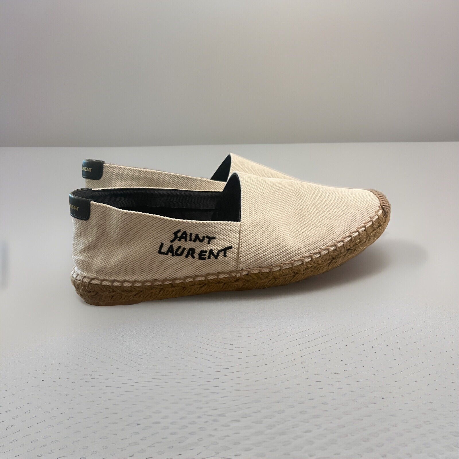 Saint Laurent YSL Espadrillas beige donna EU38 5 US 8 5