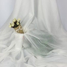 Tissu Satin Blanc Au Mètre - Largeur 1m50 - Polyester - Pour Déco, Mariage