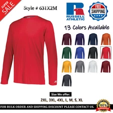 Russell Athletic Men's Dri-Power Core Performance Long Sleeves T-Shirt 631X2M