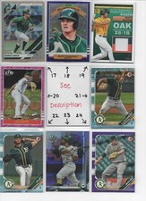 Oakland Athletics A's LOADED U-PICK Serial #'d JERSEY AUTO Rookies CHAPMAN OLSON