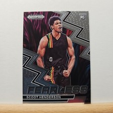 2023-24 Prizm Draft Basketball Scoot Henderson base Fearless RC card # 3