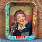 VERY GOOD Vintage COCA COLA TRAY In French 1950 HAVE A COKE Metal Serving GREAT!