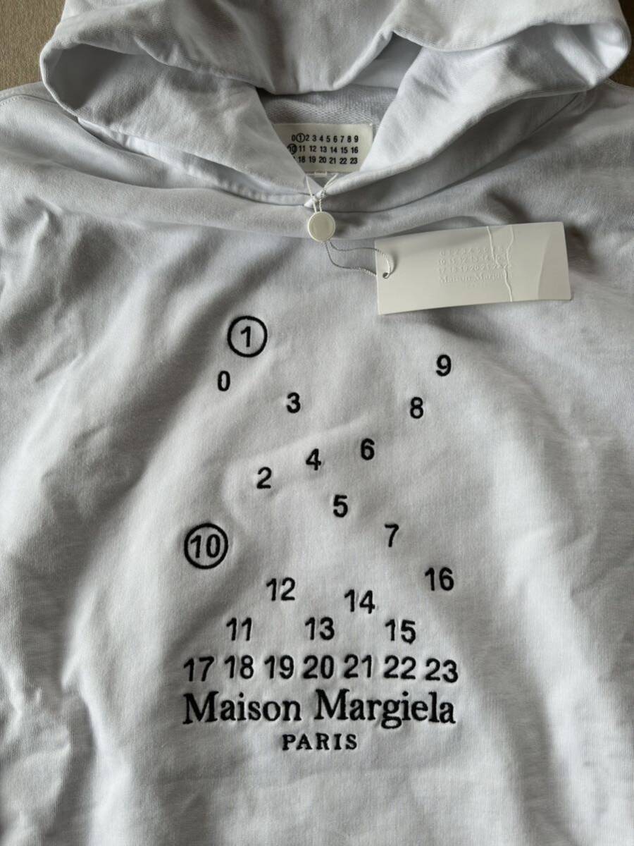Brand New 56 of Maison Margiela Numbered Logo Sweatshirt Brand New 56 of Maison Margiela Numbered Logo Sweatshirt