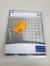 Glacier Bay Modern 1-Spray 8" Wall Mount Fixed Rain Shower Head Brushed Nickel