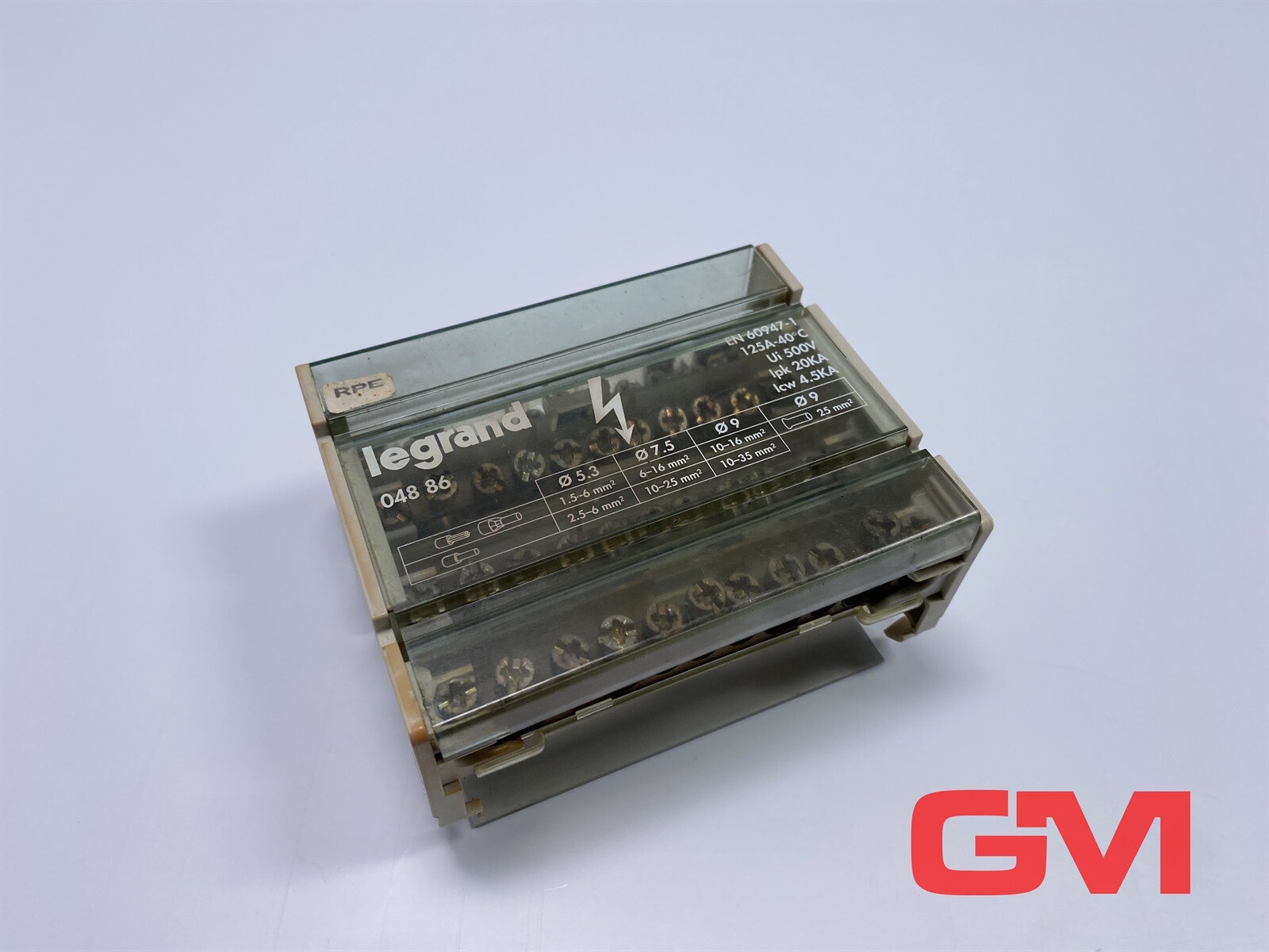 Legrand Terminal Block 04886 048 86 125A 500V Slightly Damaged