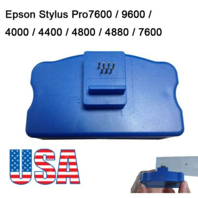 VING Epson Stylus Pro 4000/4800/4880/7600/7800 Ink Cartridges Chip Resetter New