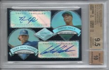 BGS 9.5 2007 Bowman Sterling Black Ref DUAL AUTO David Price/Hochevar #d/25