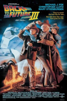 Back To The Future III - Movie Poster (Regular - Bttf Part 3) (Size 24" X 36")