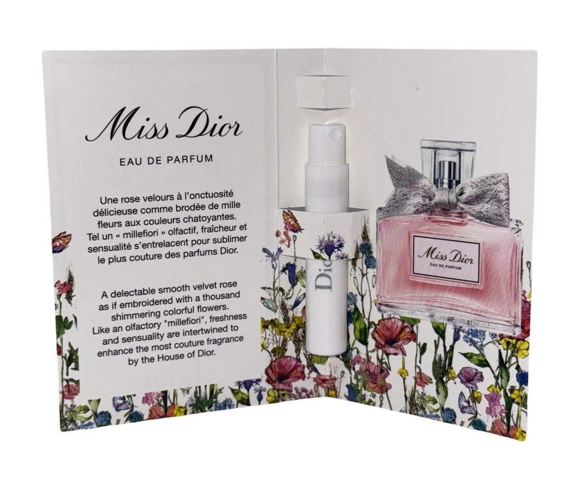 Miss Dior Eau de Parfum Vial-sample 10 PCS Spray for Women 1ml