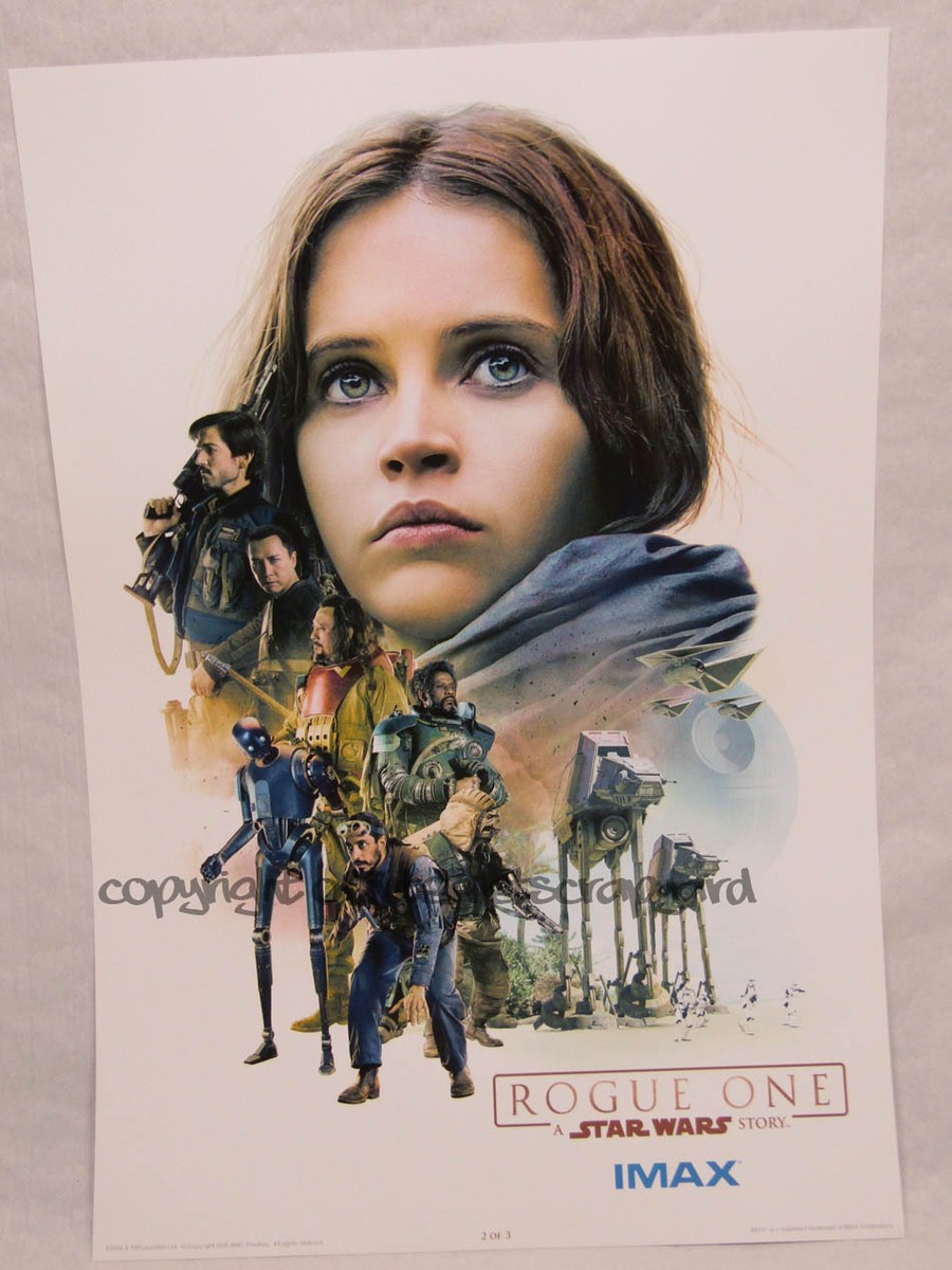 値下げ中 スターウォーズ　ローグワン IMAX劇場限定ポスター 3枚セット スターウォーズSTAR WARS ローグ・ワン IMAXシアターUSイベント