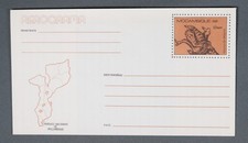 MayfairStamps Mozambique 1985 National Parks Map Aerogramme aax_96505