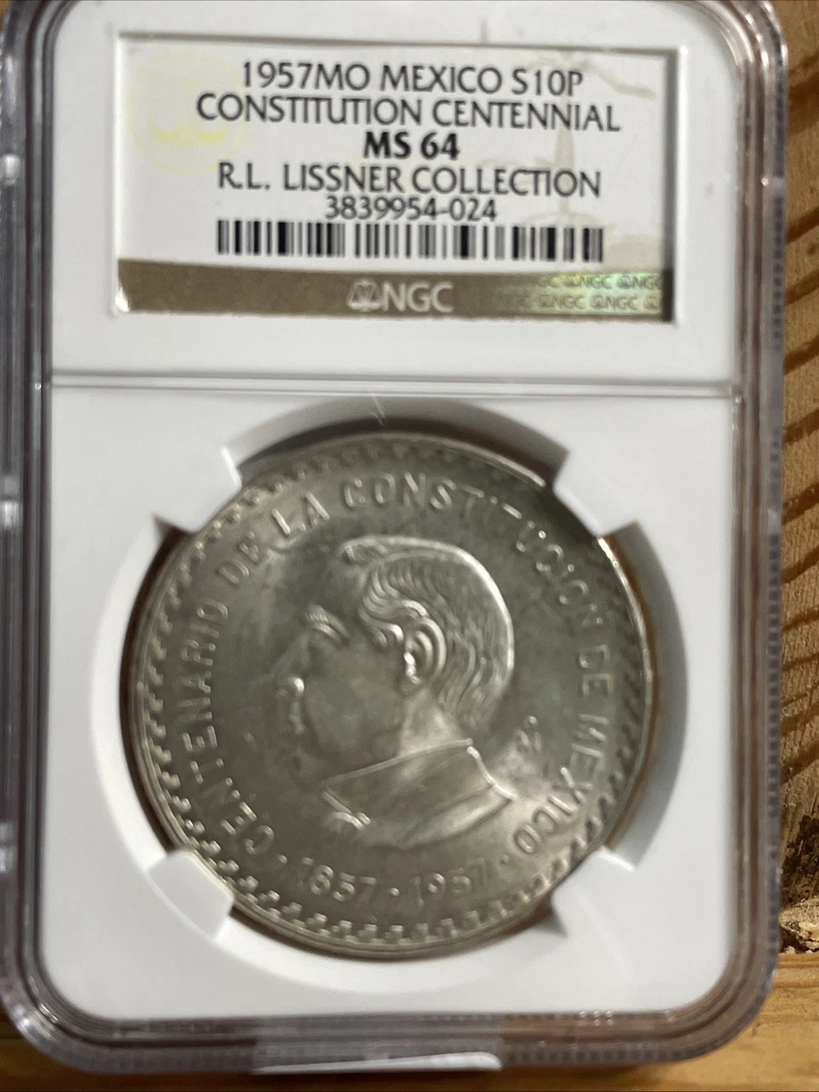 10 Pesos 1957 Silver Mexican Coins (1905-Now) for sale | eBay
