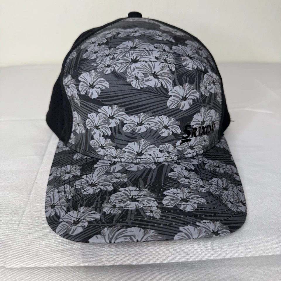 Sombrero Ajustable Srixon Edición Limitada Floral Hawaiano Gris Tropical Playa Foto 3 de 4