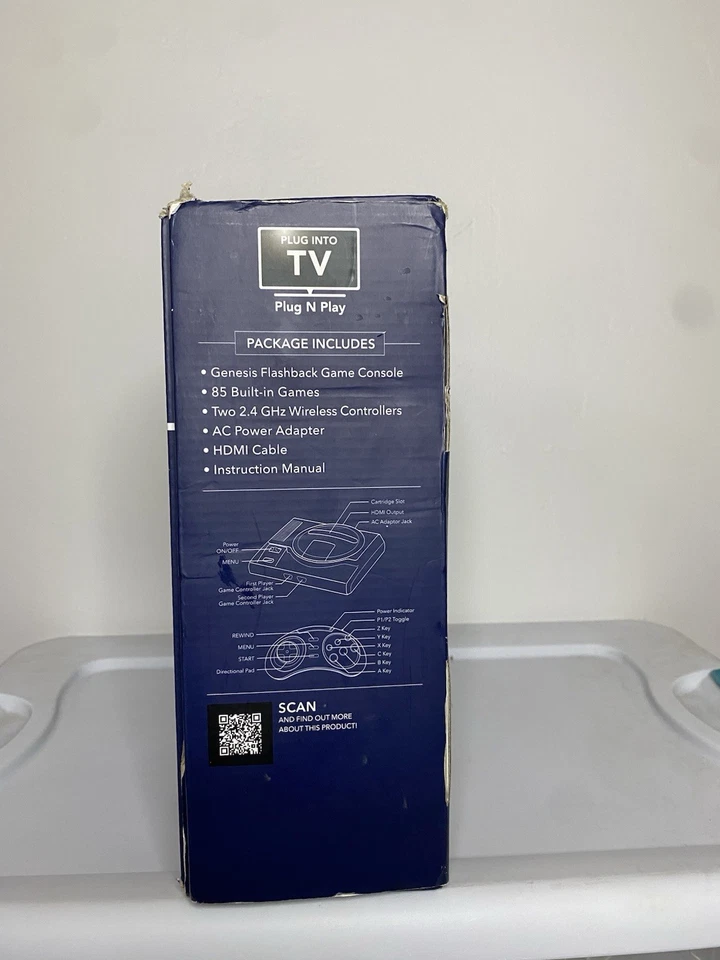 Controlador Sega Genesis Flashback HD 85 Juegos Incorporados One Foto 2 de 4