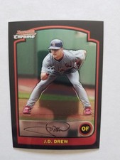 2003 Bowman Chrome St. Louis Cardinals Baseball Card #76 J.D. Drew