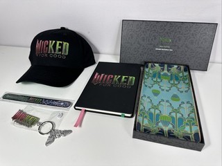 Wicked For Good 2025 Movie Swag Promo Keychain Mug Journal Cap Nail Filer TRAY