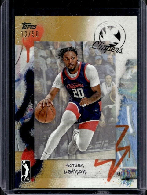 2024-25 Topps G-League Jordan Lathon Gold #/50