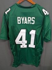 Keith Byars Green Philadelphia Eagles Jersey Autographed-Beckett  Authenticated!